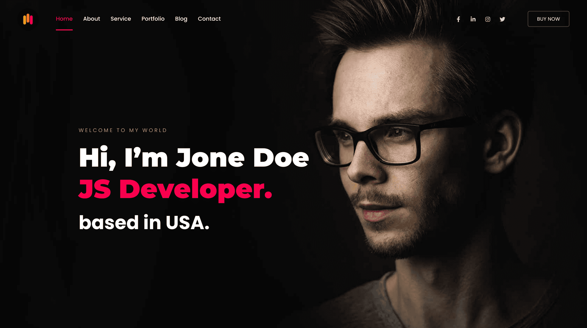 portfolio website free templates react